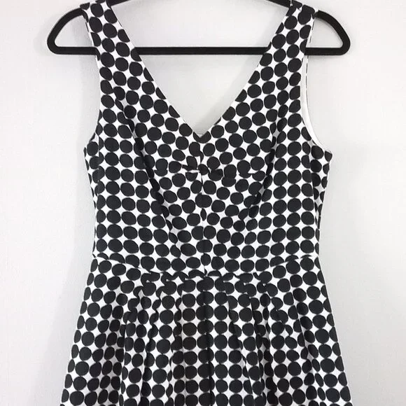 MARIMEKKO X BANANA REPUBLIC Black and White Polka Dot Dress - Picture 4 of 13